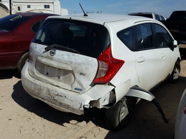 3N1CE2CP6EL426081 - 2014 NISSAN VERSA NOTE WHITE photo 4