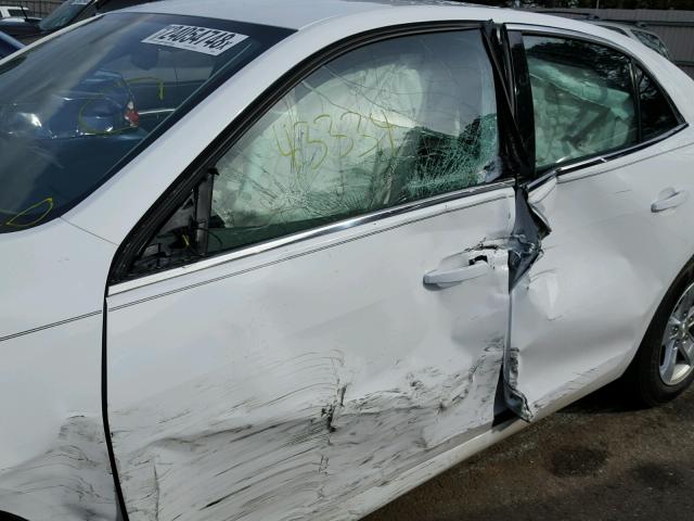 1G11B5SA8DF211203 - 2013 CHEVROLET MALIBU LS WHITE photo 10