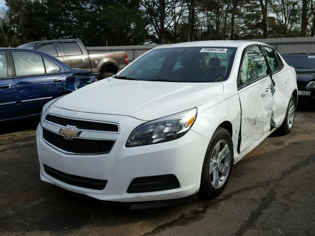 1G11B5SA8DF211203 - 2013 CHEVROLET MALIBU LS WHITE photo 2