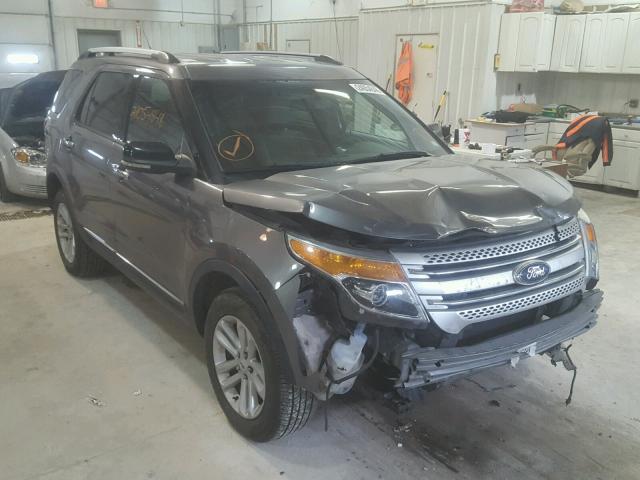 1FMHK8D85CGA91088 - 2012 FORD EXPLORER X GRAY photo 1