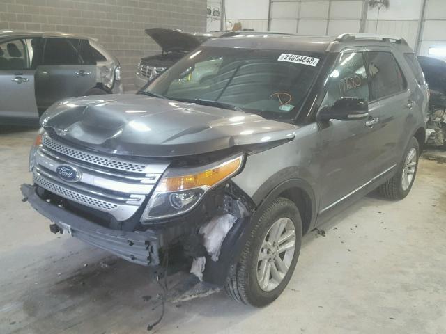 1FMHK8D85CGA91088 - 2012 FORD EXPLORER X GRAY photo 2