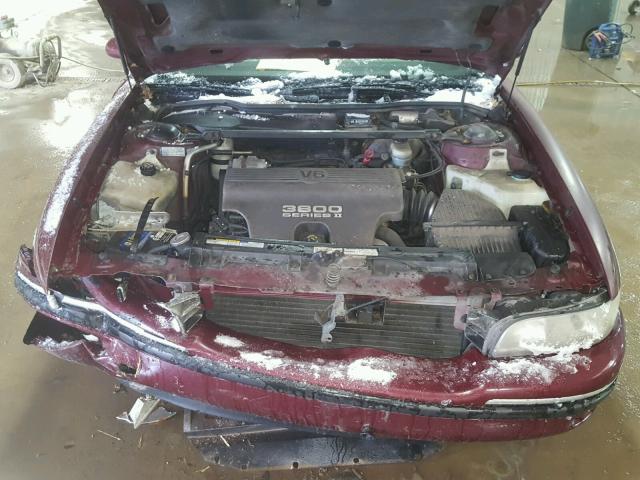1G4HP52K3VH580214 - 1997 BUICK LESABRE CU BURGUNDY photo 7