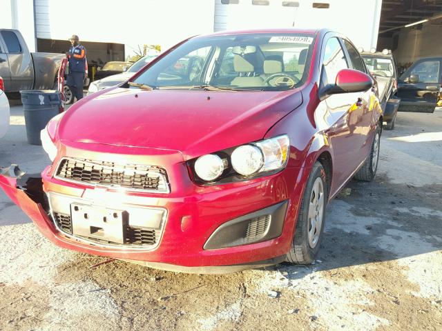 1G1JA5SH9E4160999 - 2014 CHEVROLET SONIC LS Bordo foto 2