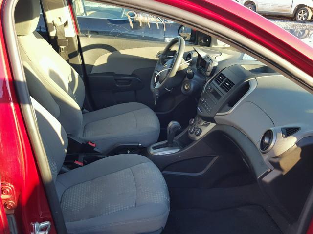 1G1JA5SH9E4160999 - 2014 CHEVROLET SONIC LS Bordo foto 5