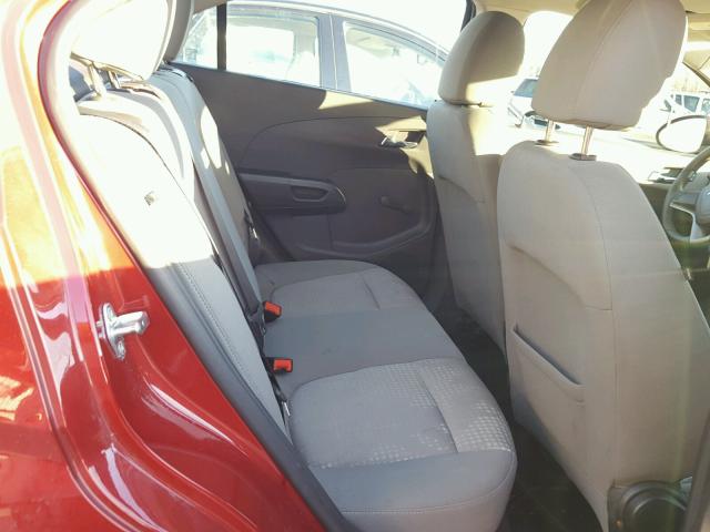 1G1JA5SH9E4160999 - 2014 CHEVROLET SONIC LS Bordo foto 6