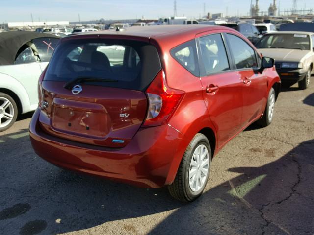 3N1CE2CP5GL382139 - 2016 NISSAN VERSA NOTE RED photo 4