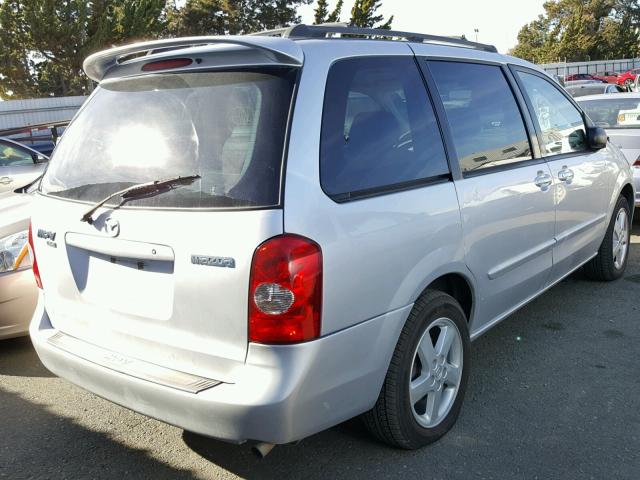 JM3LW28J620325542 - 2002 MAZDA MPV WAGON SILVER photo 4