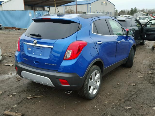 KL4CJASBXFB037322 - 2015 BUICK ENCORE BLUE photo 4