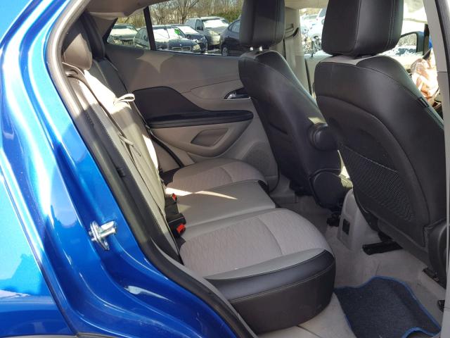 KL4CJASBXFB037322 - 2015 BUICK ENCORE BLUE photo 6