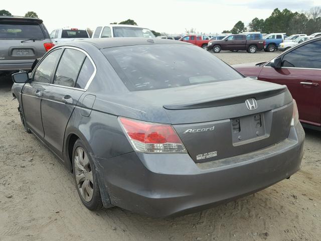 1HGCP268X8A001827 - 2008 HONDA ACCORD EXL GRAY photo 3