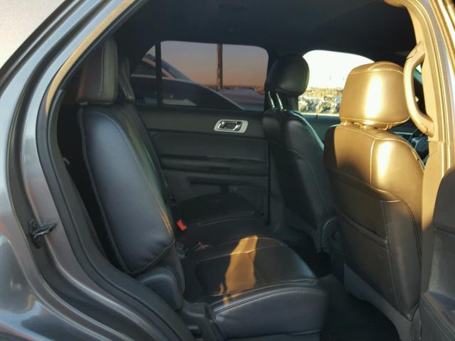 1FMHK7D96CGA93886 - 2012 FORD EXPLORER X GRAY photo 6