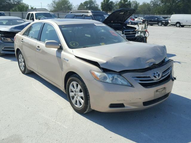 4T1BB46K69U078545 - 2009 TOYOTA CAMRY HYBR BEIGE photo 1