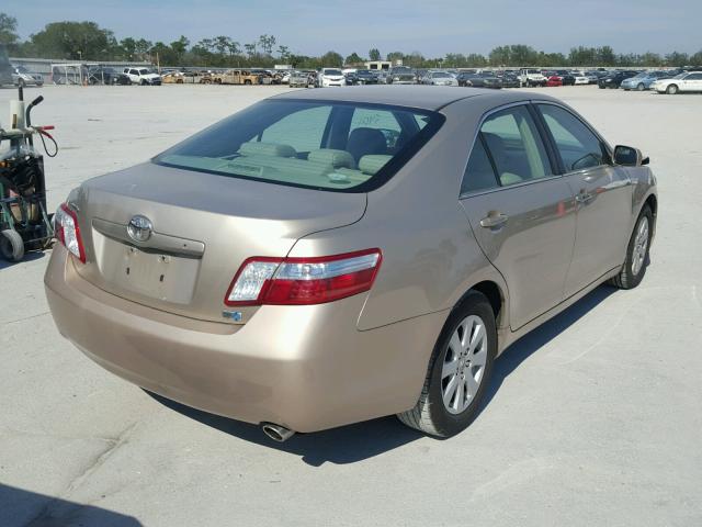 4T1BB46K69U078545 - 2009 TOYOTA CAMRY HYBR BEIGE photo 4