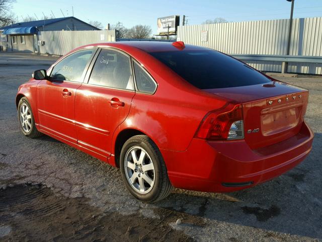 YV1MS390392465741 - 2009 VOLVO S40 2.4I RED photo 3