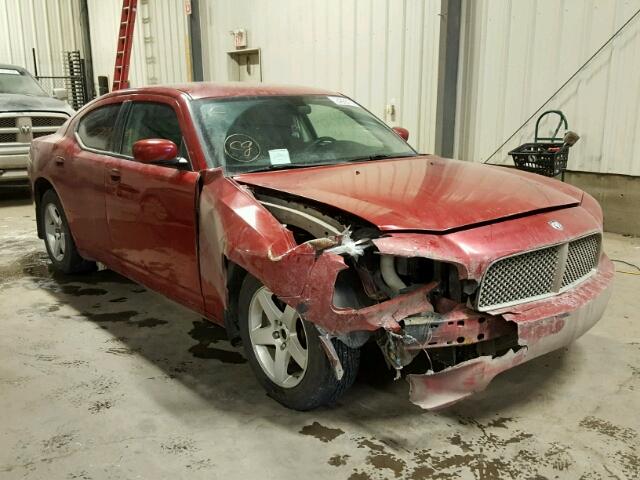 2B3CA4CD8AH250889 - 2010 DODGE CHARGER RED photo 1