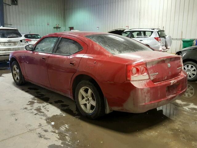 2B3CA4CD8AH250889 - 2010 DODGE CHARGER RED photo 3