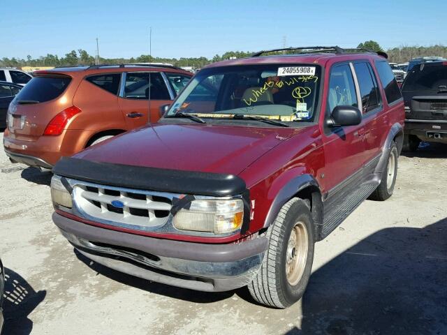 1FMDU32P3TZA75871 - 1996 FORD EXPLORER RED photo 2