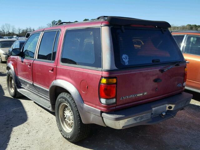 1FMDU32P3TZA75871 - 1996 FORD EXPLORER RED photo 3