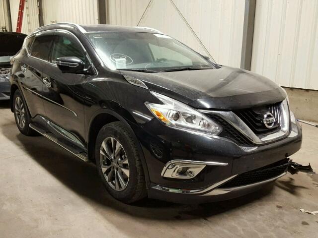 5N1AZ2MH2GN125029 - 2016 NISSAN MURANO S BLACK photo 1