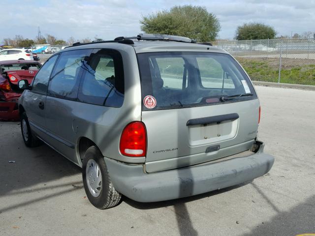 2C4FJ25B2YR671555 - 2000 CHRYSLER VOYAGER GREEN photo 3