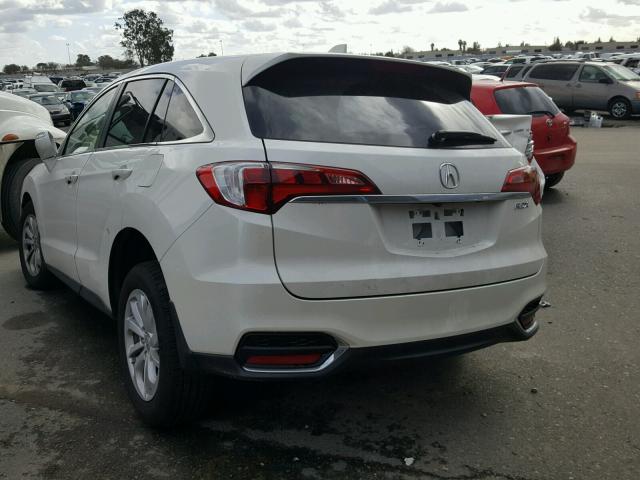 5J8TB3H31HL023449 - 2017 ACURA RDX BASE WHITE photo 3