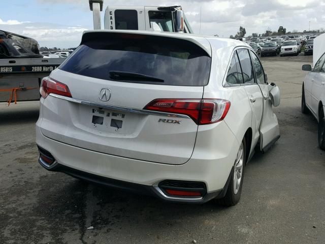 5J8TB3H31HL023449 - 2017 ACURA RDX BASE WHITE photo 4