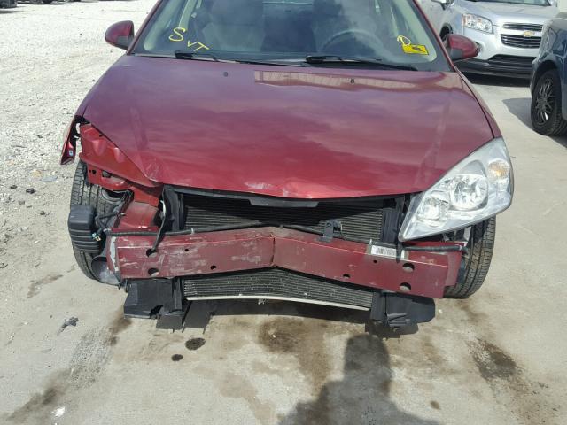 1G2ZA5E0XA4151257 - 2010 PONTIAC G6 RED photo 10