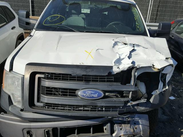 1FTVX1ETXEKD52900 - 2014 FORD F150 SUPER WHITE photo 7