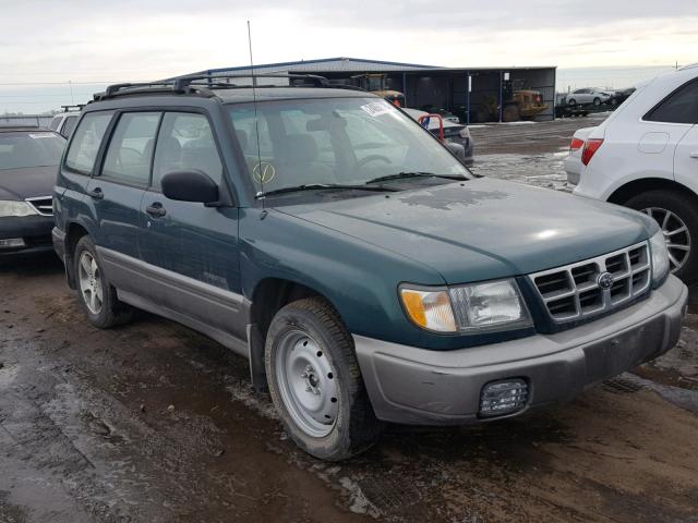 JF1SF655XWH709260 - 1998 SUBARU FORESTER S GREEN photo 1