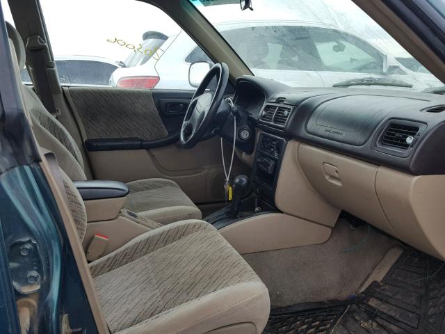 JF1SF655XWH709260 - 1998 SUBARU FORESTER S GREEN photo 5