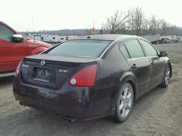 1N4BA41E56C840148 - 2006 NISSAN MAXIMA SE BLACK photo 4