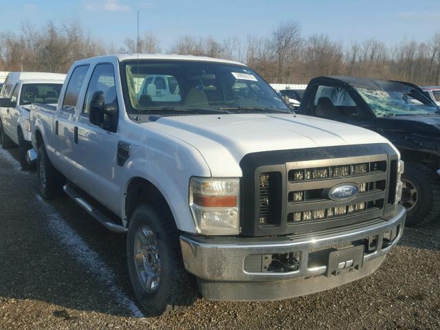 1FTSW21R58EE07441 - 2008 FORD F250 SUPER WHITE photo 1