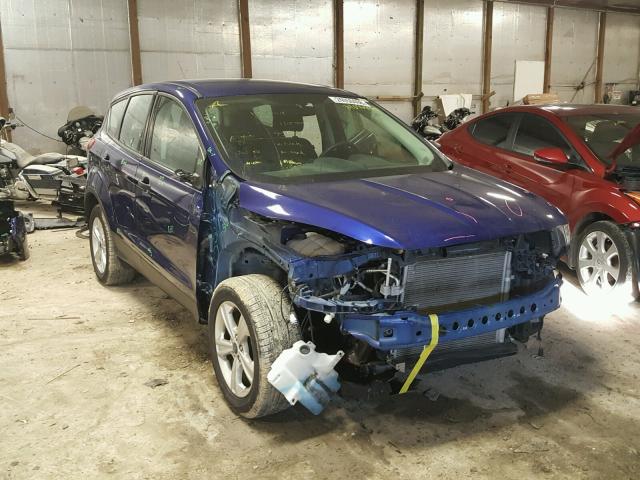 1FMCU0F78EUE50223 - 2014 FORD ESCAPE S BLUE photo 1