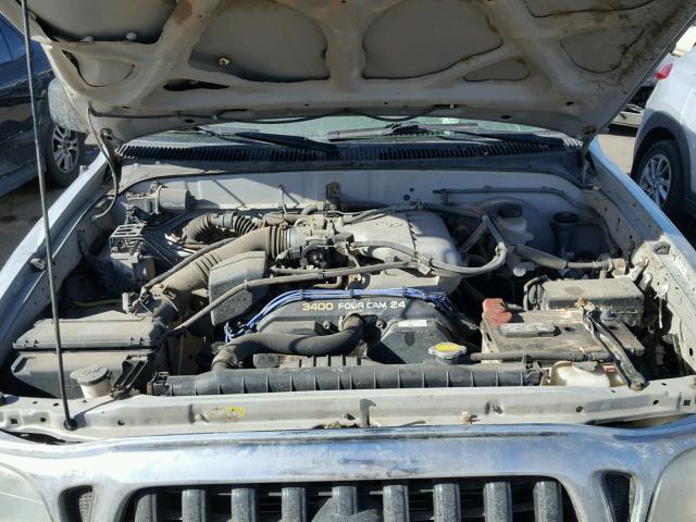 5TEWN72N53Z158514 - 2003 TOYOTA TACOMA XTR SILVER photo 7