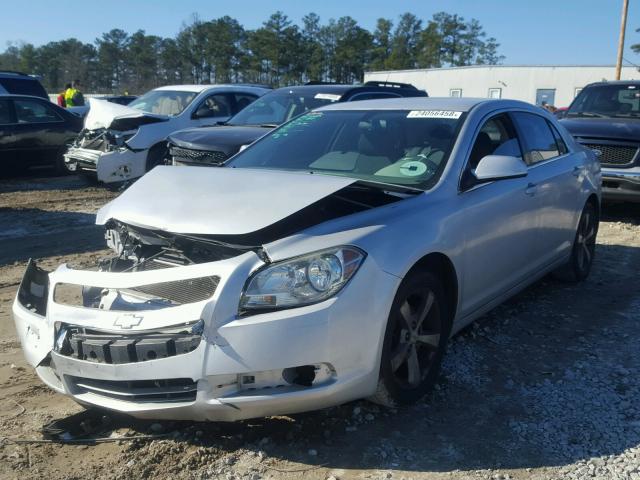 1G1ZC5EU7BF130728 - 2011 CHEVROLET MALIBU 1LT 银色 照片 2