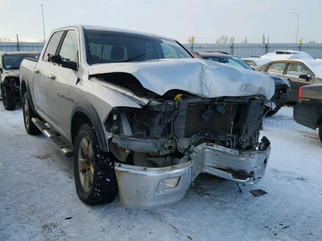 1D7RV1CT2BS664561 - 2011 DODGE RAM 1500 SILVER photo 1