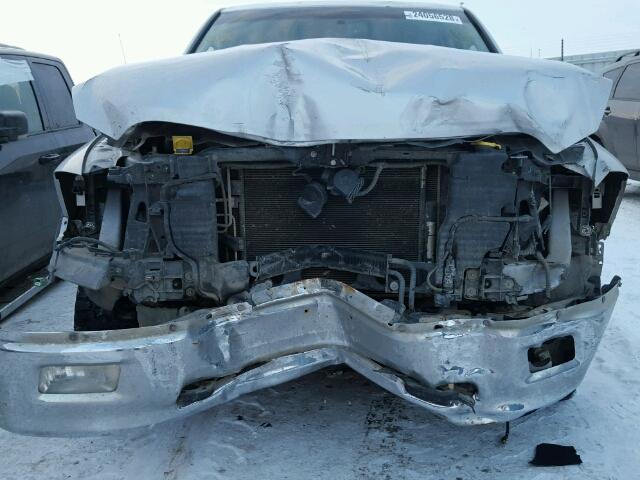 1D7RV1CT2BS664561 - 2011 DODGE RAM 1500 SILVER photo 9