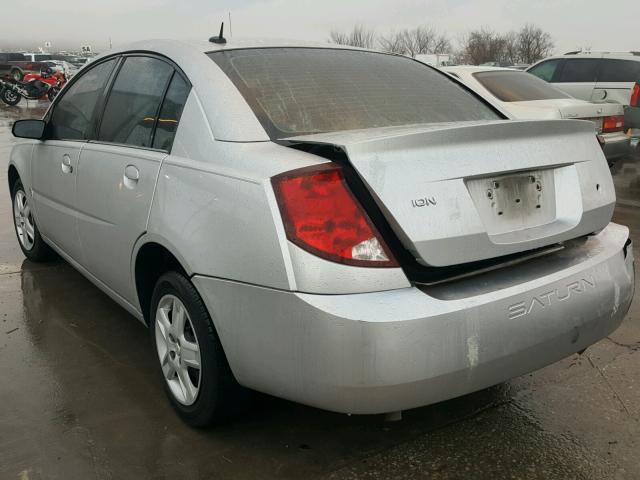 1G8AJ55F37Z140796 - 2007 SATURN ION LEVEL SILVER photo 3