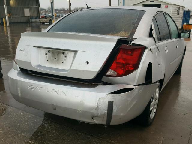 1G8AJ55F37Z140796 - 2007 SATURN ION LEVEL SILVER photo 4