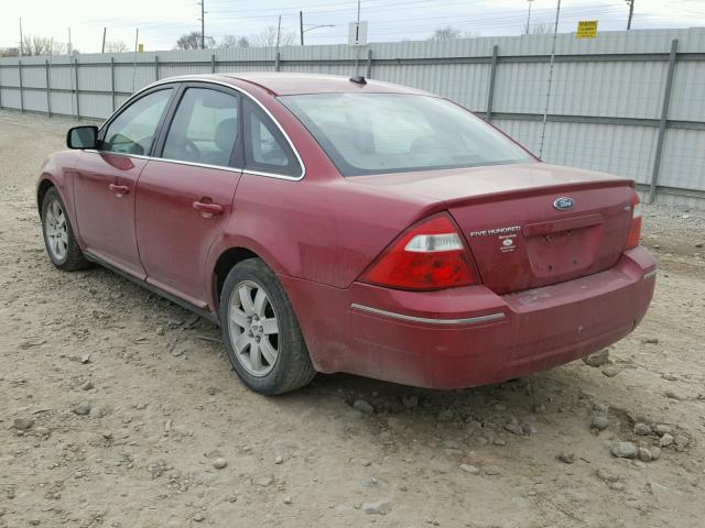 1FAHP24167G161392 - 2007 FORD FIVE HUNDR RED photo 3