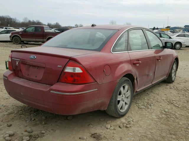 1FAHP24167G161392 - 2007 FORD FIVE HUNDR RED photo 4