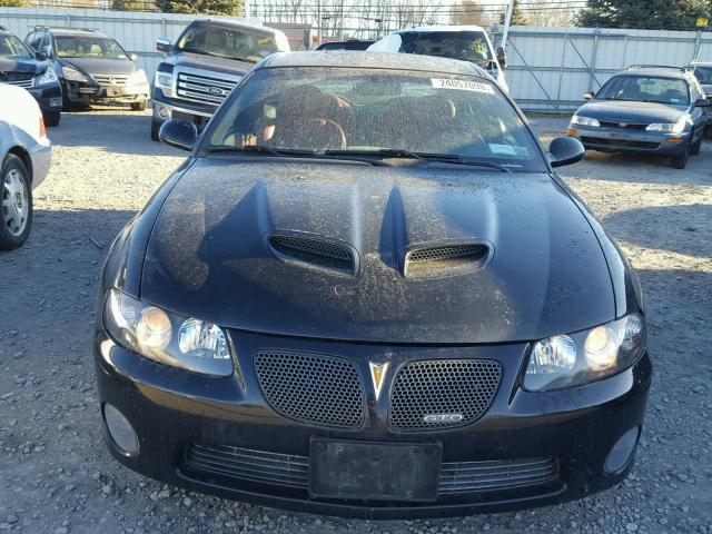 6G2VX12U35L412014 - 2005 PONTIAC GTO BLACK photo 9