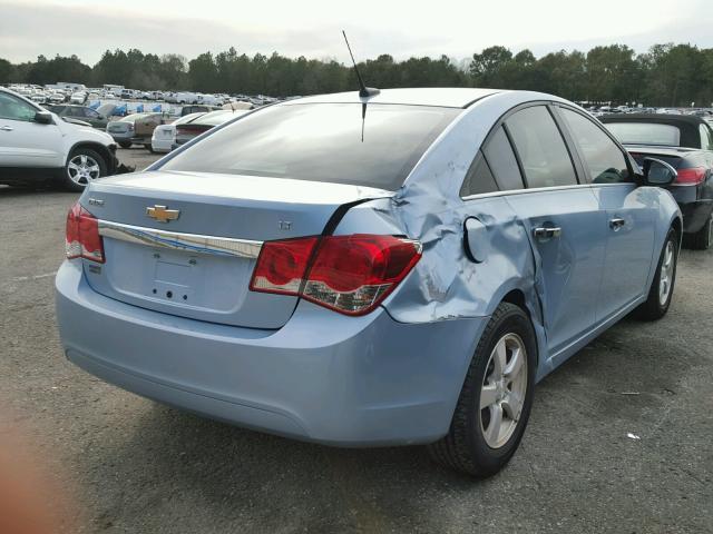 1G1PF5S99B7134420 - 2011 CHEVROLET CRUZE LT BLUE photo 4