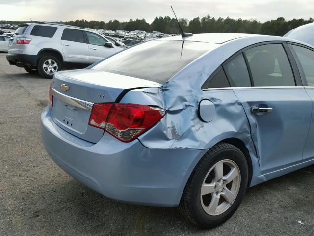 1G1PF5S99B7134420 - 2011 CHEVROLET CRUZE LT BLUE photo 9