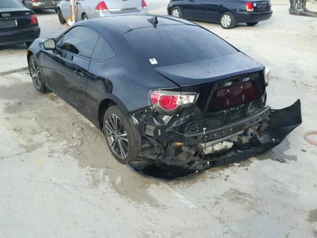 JF1ZNAA18D1732615 - 2013 TOYOTA SCION FR-S შავი ფოტო 3