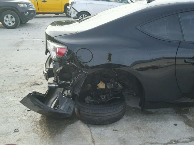 JF1ZNAA18D1732615 - 2013 TOYOTA SCION FR-S შავი ფოტო 9
