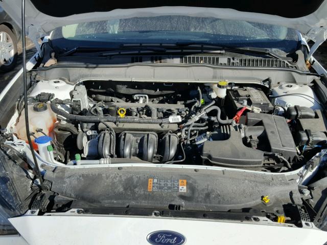 3FA6P0H78HR214145 - 2017 FORD FUSION SE WHITE photo 7