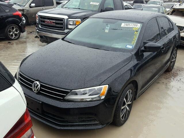 3VWD67AJ2GM253230 - 2016 VOLKSWAGEN JETTA SE BLACK photo 2