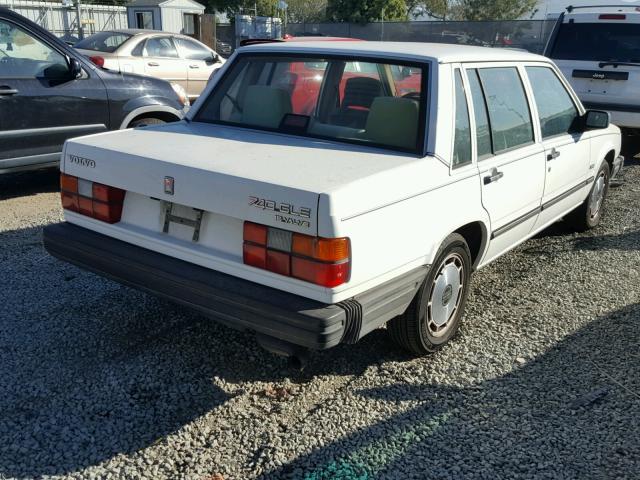 YV1FA894XK2356355 - 1989 VOLVO 740 GLE WHITE photo 4