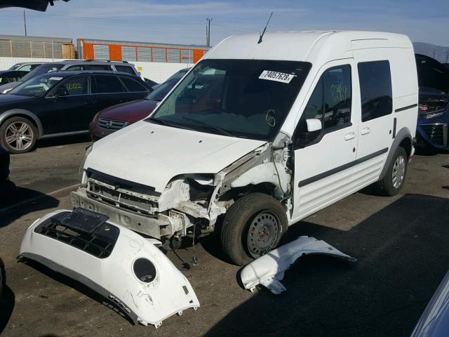 NM0KS9BN1DT170319 - 2013 FORD TRANSIT CO WHITE photo 2